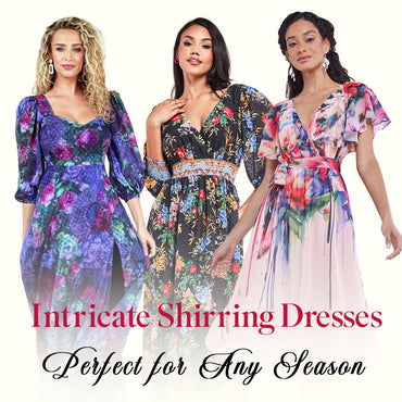 Intricate Shirring Dresses: Perfect for Any Season