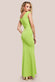 Bardot Pleated Maxi With Metal Trim Dress DR4306