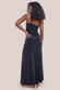 Wrap Front Maxi Slip Dress With Waist Tie-Up DR2250C