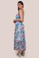 Bandeau Printed Maxi Dress DR3562