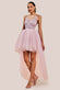 Embroidered Lace Bodice With Ballet Tulle High Low Dress DR3061