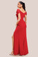 Satin Bardot Corset Body Maxi Dress DR3460