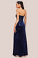 Patterned Sequin Velvet Bandeau Maxi Dress DR3610