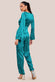 Cut Out Satin Jumpsuit With Tie-Up TR309