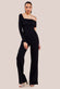 Scuba Crepe One Shoulder Jumpsuit TR375