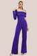 Scuba Crepe One Shoulder Jumpsuit TR375