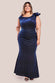 Glitter Velvet Maxi Dress With Bow Detail DR1294QZP