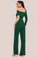 Scuba Crepe One Shoulder Jumpsuit TR375