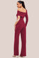 Scuba Crepe One Shoulder Jumpsuit TR375