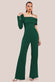 Scuba Crepe One Shoulder Jumpsuit TR375