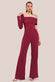 Scuba Crepe One Shoulder Jumpsuit TR375