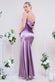 Cowl Back Satin Maxi Dress DR3920