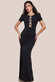 Heart Diamante Embellished Maxi Dress DR4458