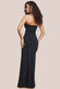 Bow Embellished Strapless Mermaid Maxi Dress DR4422