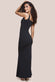 Embellished Diamante Trim Square Neck Scuba Maxi Dress DR4253