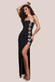 Bow Embellished Strapless Mermaid Maxi Dress DR4422