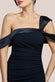 One Shoulder Satin Band Maxi Dress DR3454