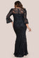 Scalloped Lace Maxi Dress DR3897PLUS