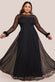 Dobby Mesh Feather Sleeve Hem Maxi Dress DR4046PLUS