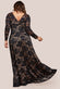 Scalloped Lace A-Line Maxi Dress DR4496PLUS