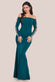 Embellished Diamante Sleeve Bardot Maxi Dress DR4424