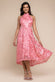 Halter Neck Lace High And Low Dress DR3346QZ