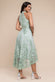 Halter Neck Lace High And Low Dress DR3346QZ