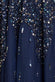 Sunray Hand Embellished Sequin A-Line Bell Sleeve Maxi Dress DR4654