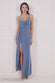 Wrap Front Maxi Slip Dress With Waist Tie-Up DR2250C