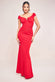 Bardot Pleated Maxi With Metal Trim Dress DR4306